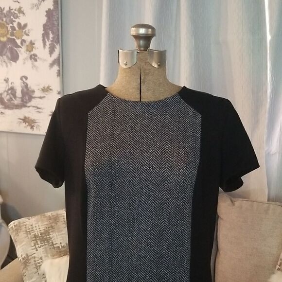 Michael Kors Gray and Black  Dress - Picture 2 of 11